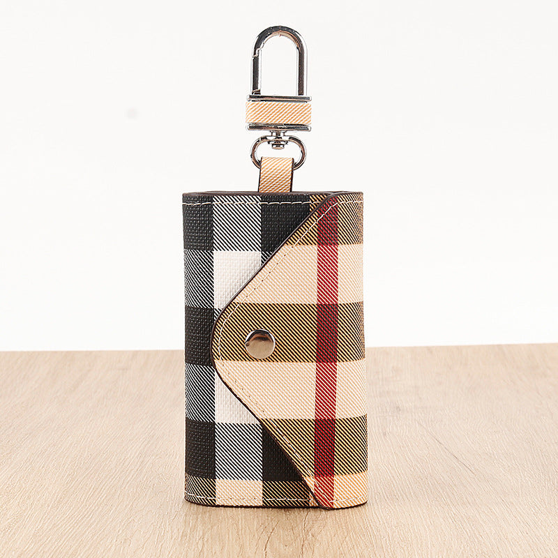 Elegant Plaid Pattern Card Case Stornfield