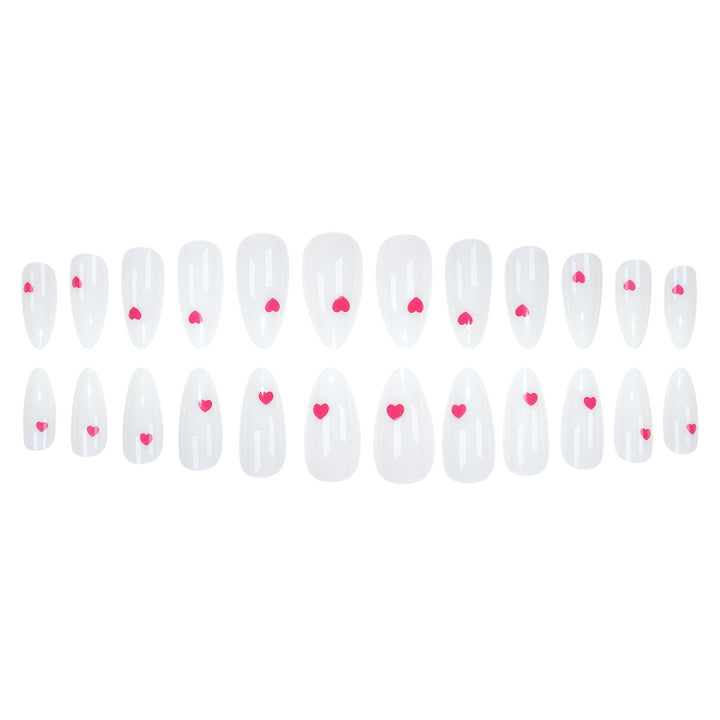Heart-Detail Press-On Nails Stornfield