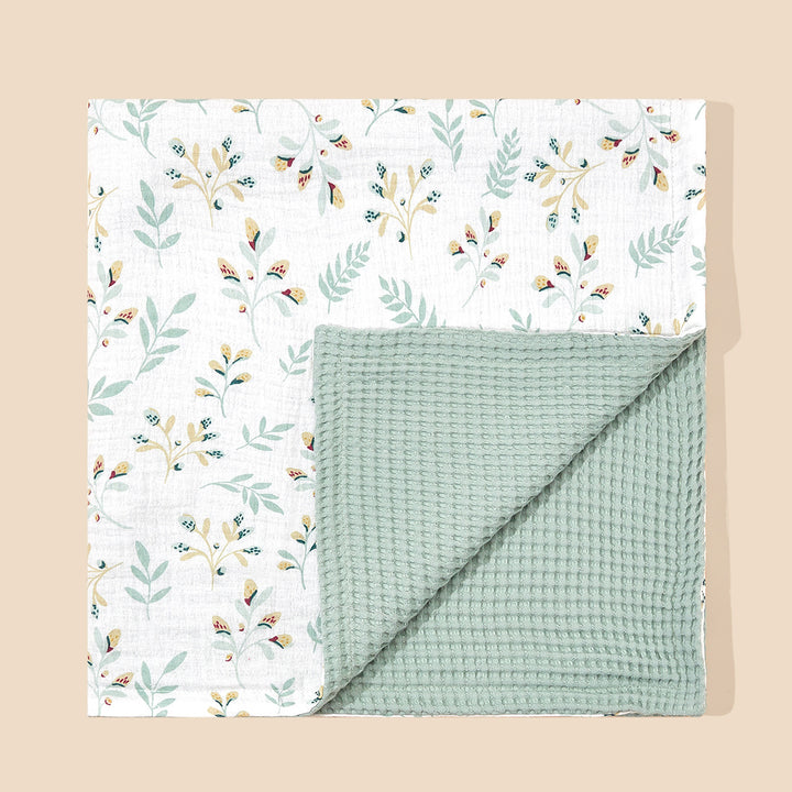 Dual-Textured Muslin Baby Blanket Stornfield