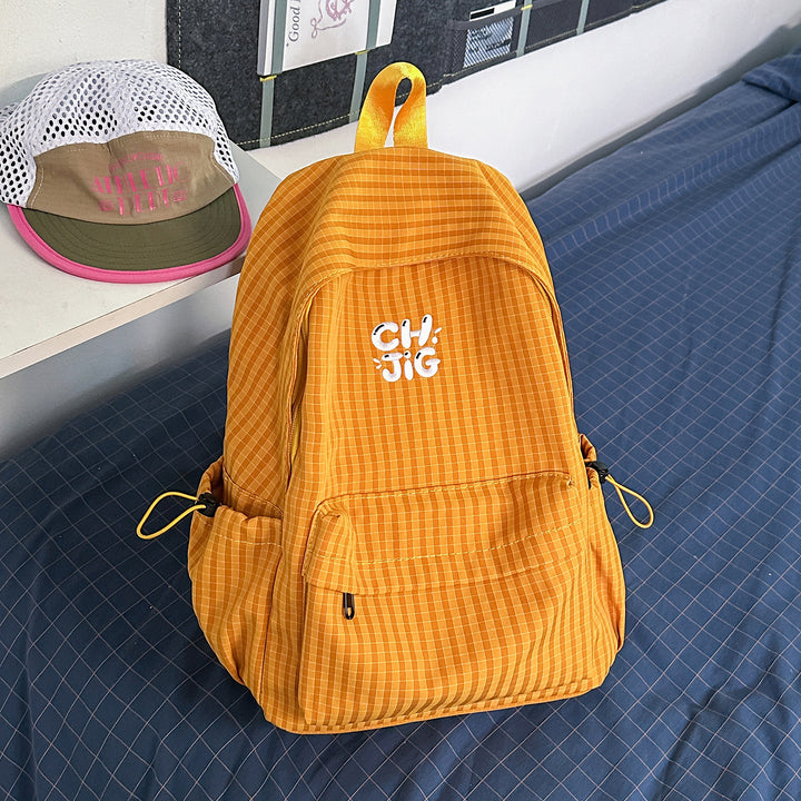 Stylish Checked Patterned Backpack Stornfield