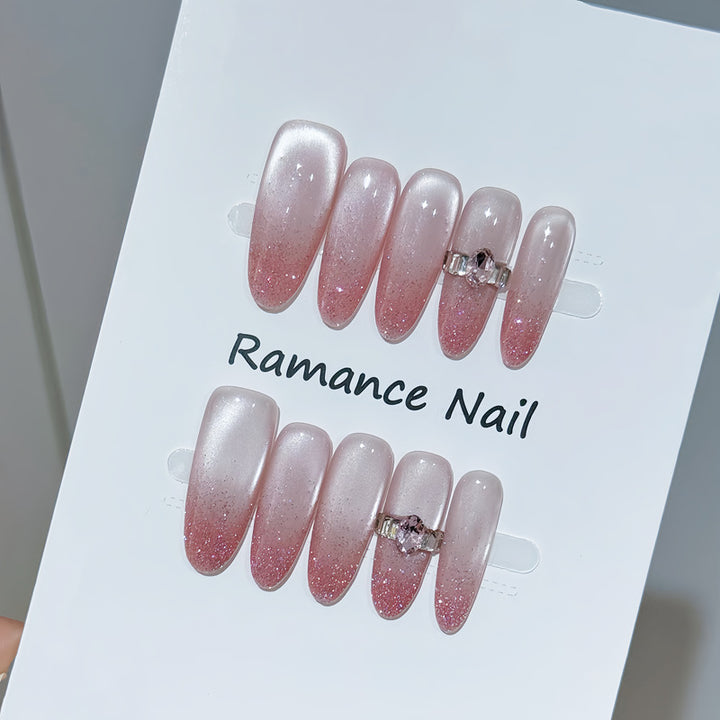 Elegant Ombre Press-On Nails Stornfield