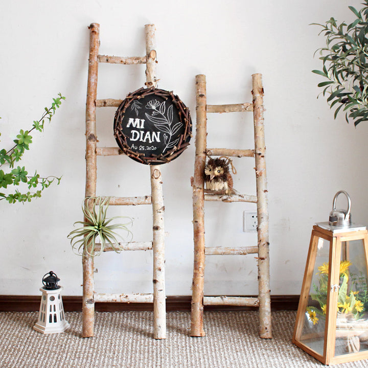 Decorative wooden ladder Stornfield