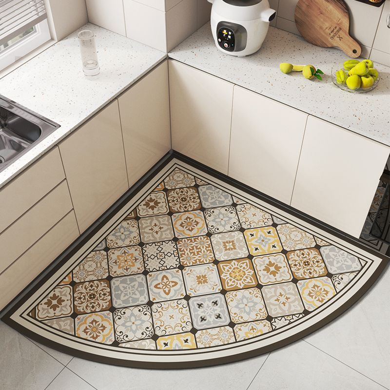 Tropical Theme Park Decorative Kitchen Mat