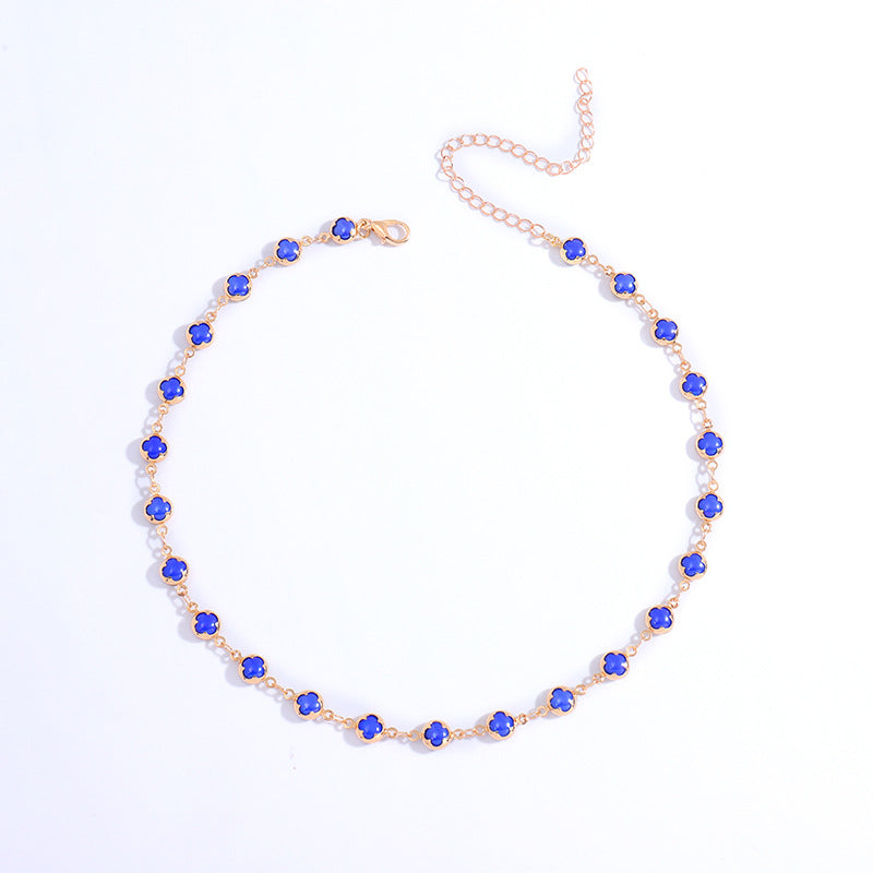 Floral Charm Choker Necklace Stornfield 1788164322