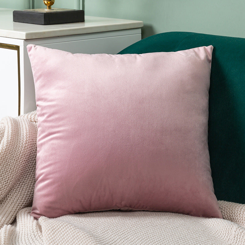 Square Velvet Decorative Throw Pillow with Plush Fill