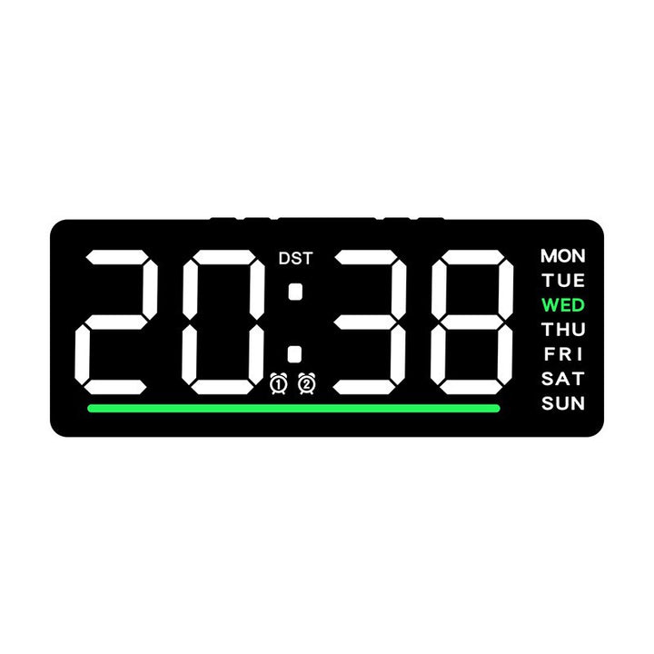 Digital wall clock with LED display Stornfield