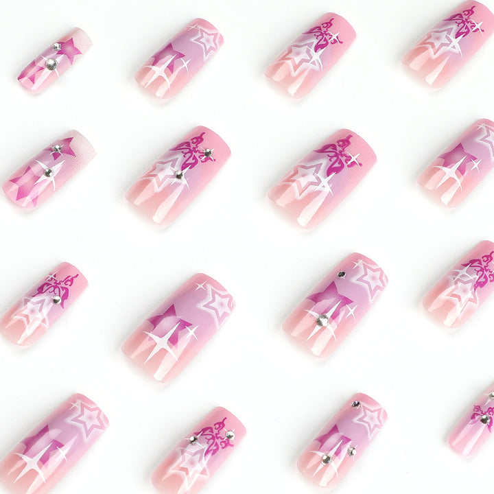Artistic acrylic nails with modern glitter accents Stornfield