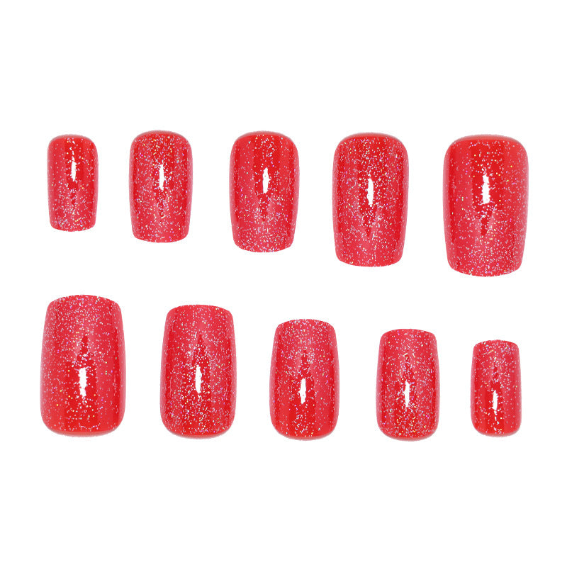 Glittery Press-On Nail Art Set Stornfield