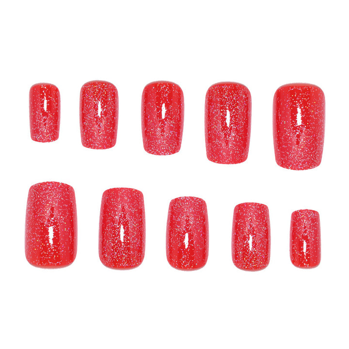 Glittery Press-On Nail Art Set Stornfield