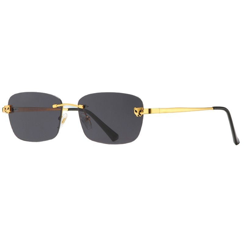 Women’s fashionable half-frame glasses with elegant metal frame Stornfield