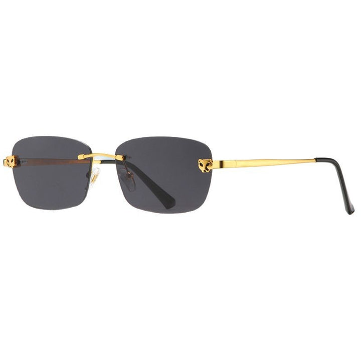 Women’s fashionable half-frame glasses with elegant metal frame Stornfield