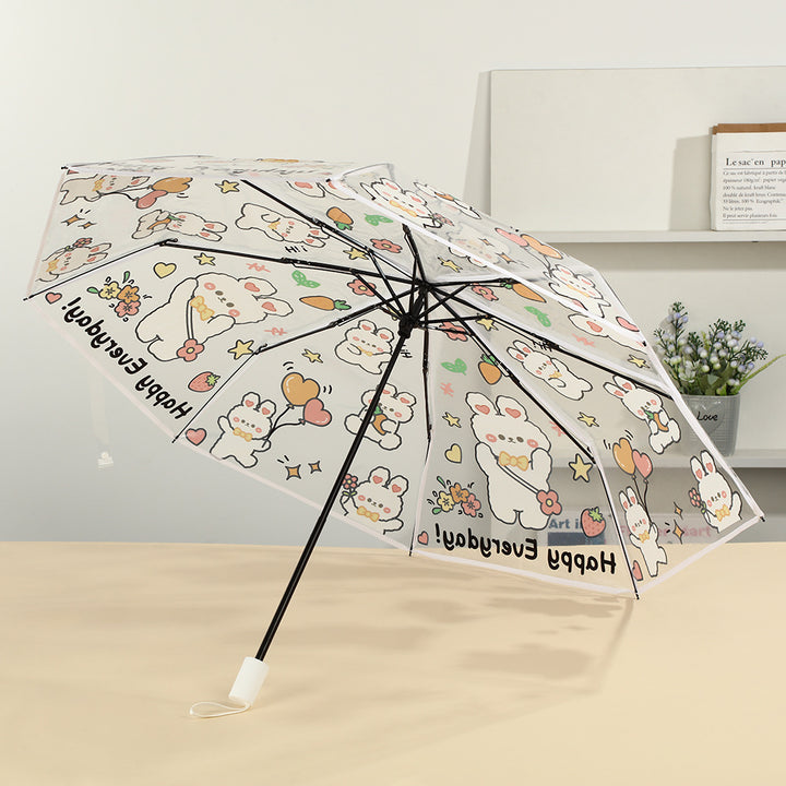 Women folding umbrella with cute animal design Stornfield
