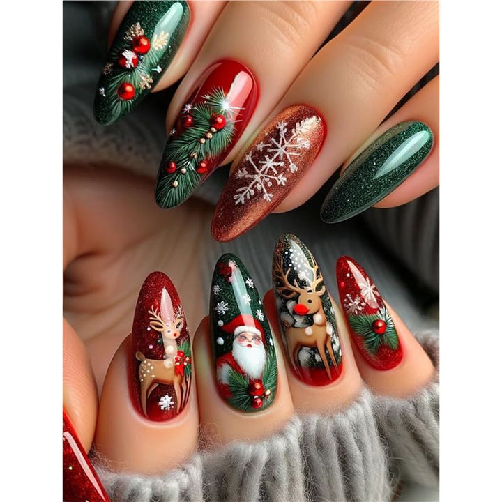 Festive Holiday Nail Art Stornfield