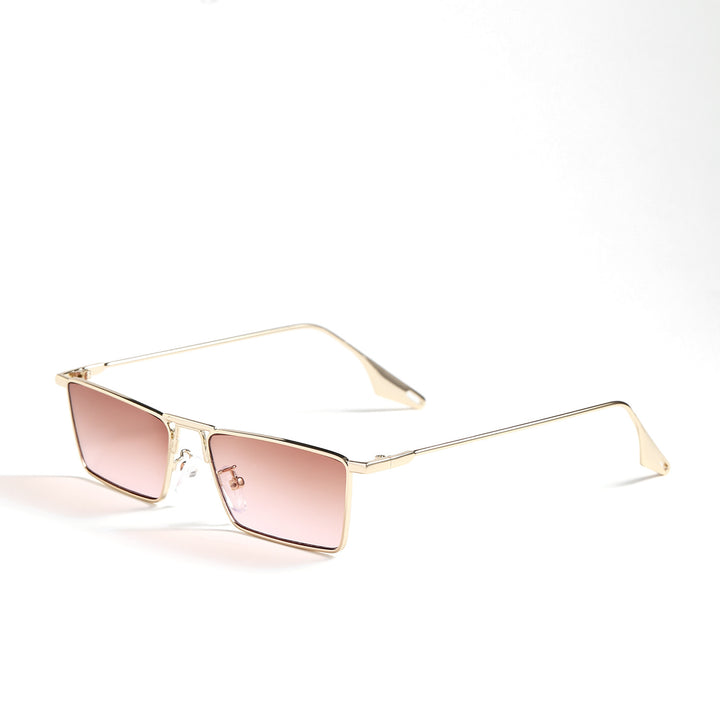 Ladies elegant geometric sunglasses with stylish metal frame Stornfield