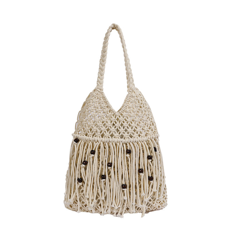 Handcrafted Macrame Bag with Tassels Stornfield
