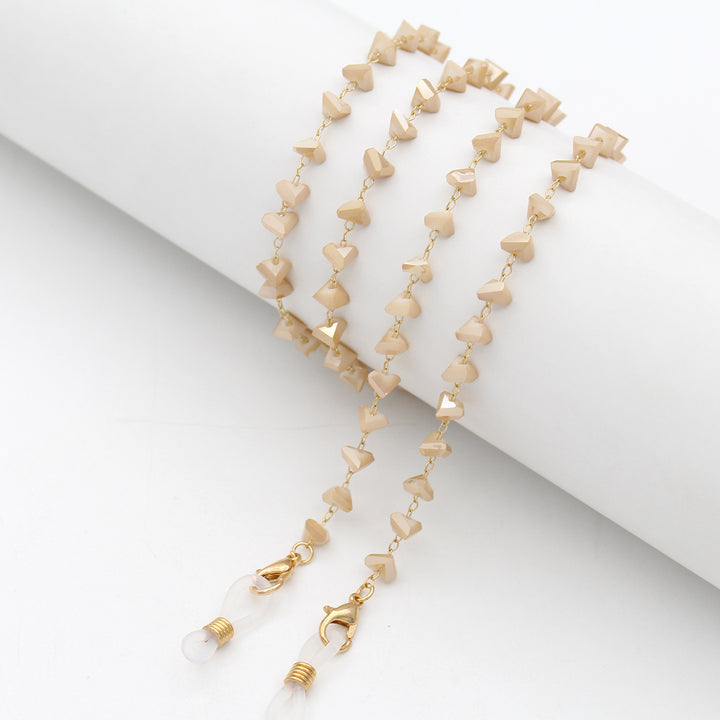 Heart Shaped Beaded Eyewear Chain Stornfield