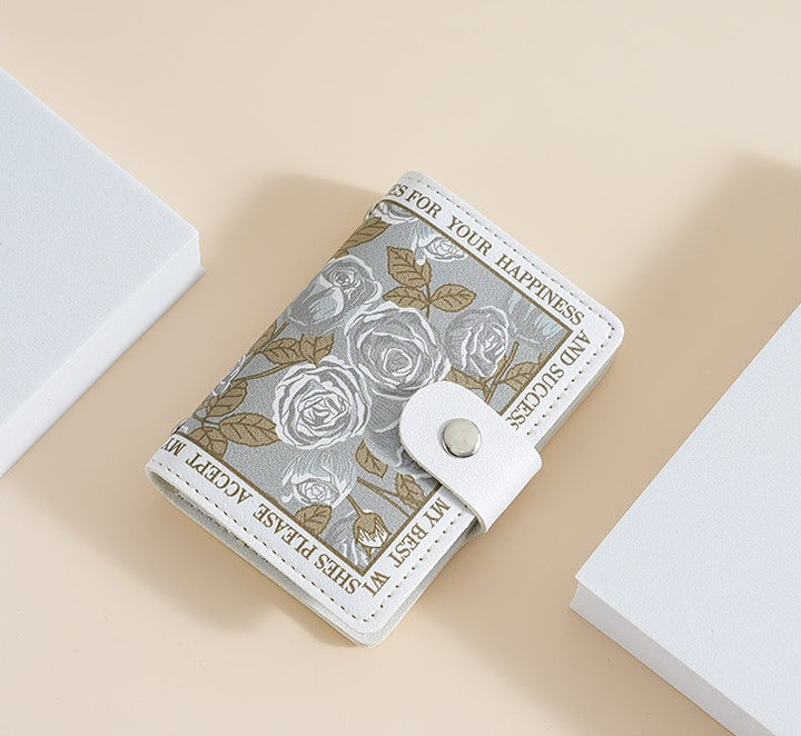 Elegant Rose Print Wallet Stornfield