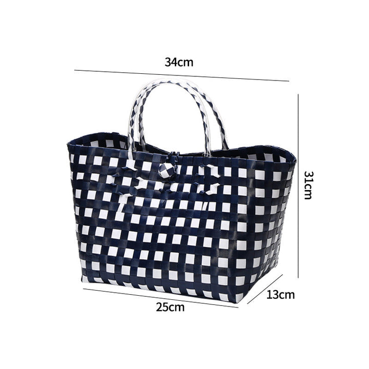 Large Capacity Woven Shopping Tote Stornfield