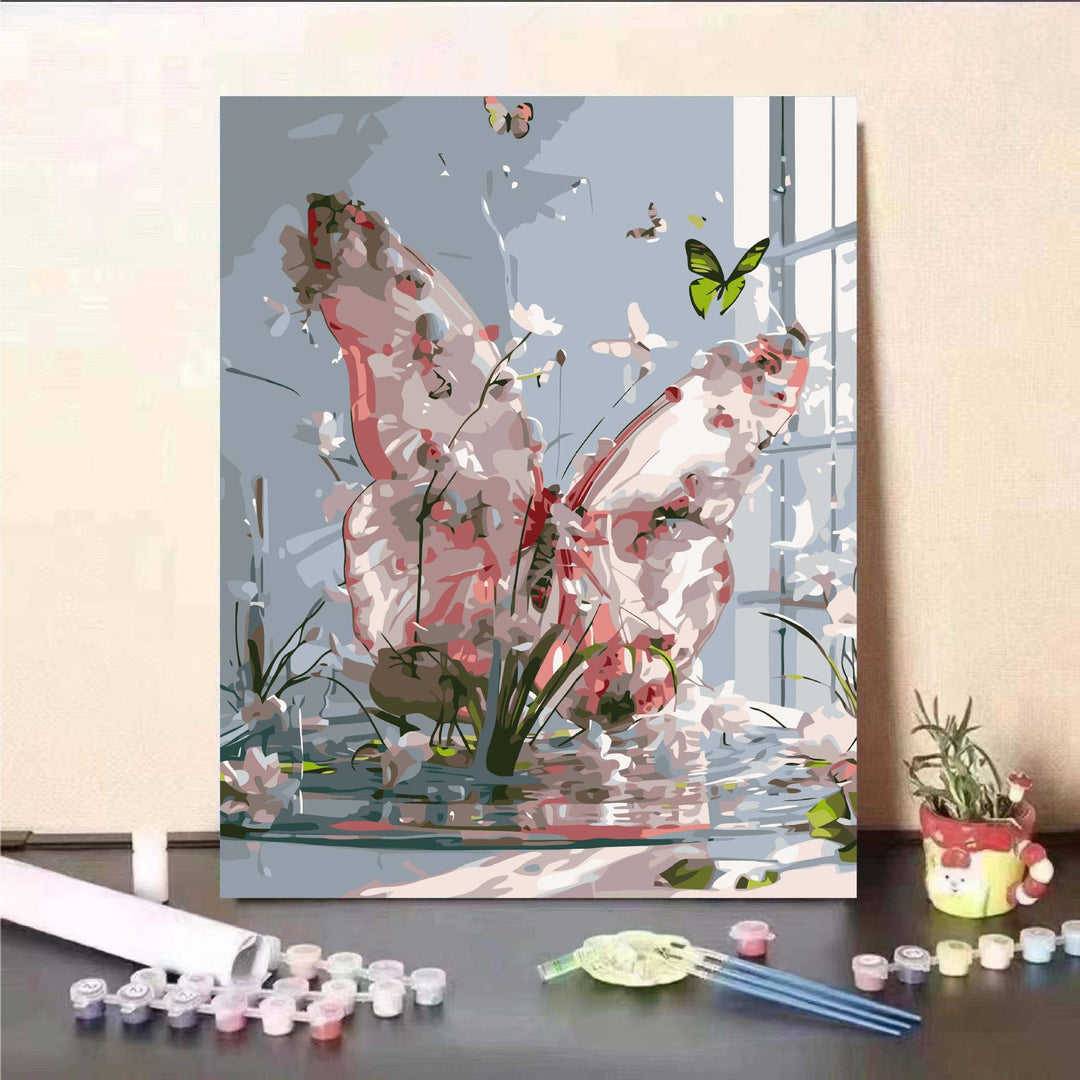 Floral Fantasy Paint by Numbers Wall Art Stornfield