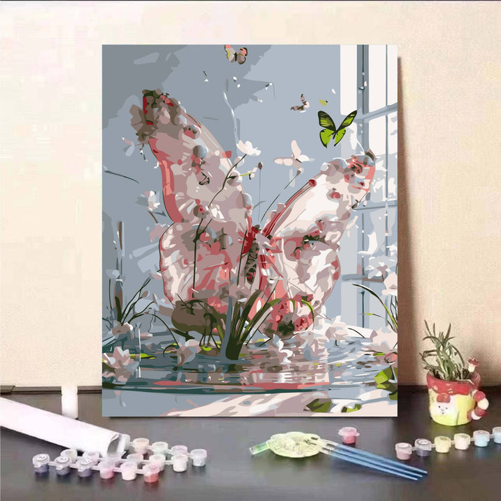Floral Fantasy Paint by Numbers Wall Art Stornfield