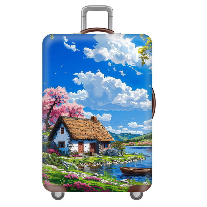 Unisex Hard Shell Suitcase with Dreamy Landscape Design Stornfield