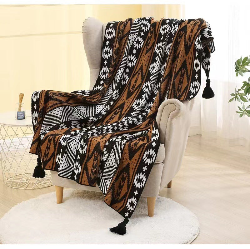 Cozy Knit Throw Blanket