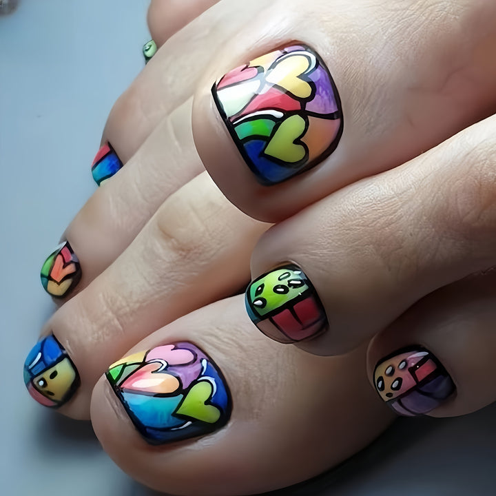 Elegant toenail art Stornfield
