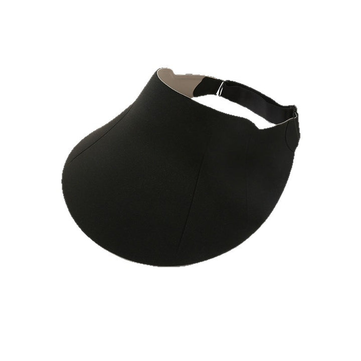 Oversized Curved-Brim Sun Visor with Adjustable Elastic Back Strap Stornfield