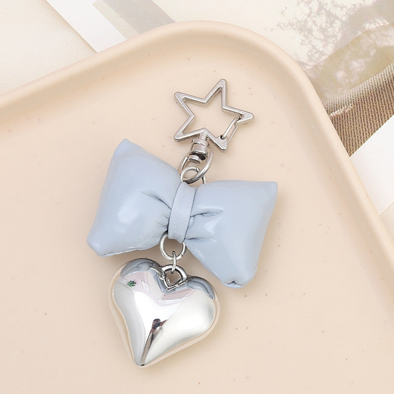 Cute Bow and Heart Keychain Stornfield