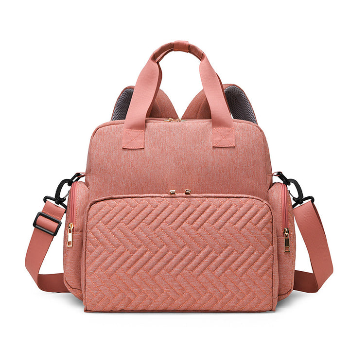 Multi-Function Quilted Diaper Backpack Stornfield