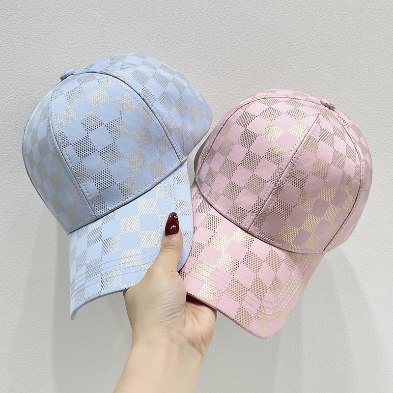 Women's Mesh Checkered Baseball Cap Stornfield