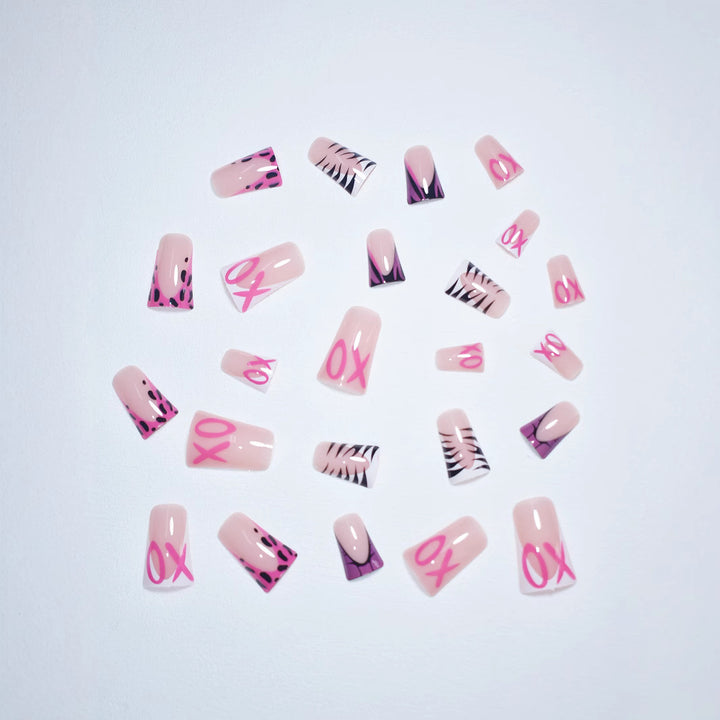 Creative Animal Print Nail Art Enhancements Stornfield