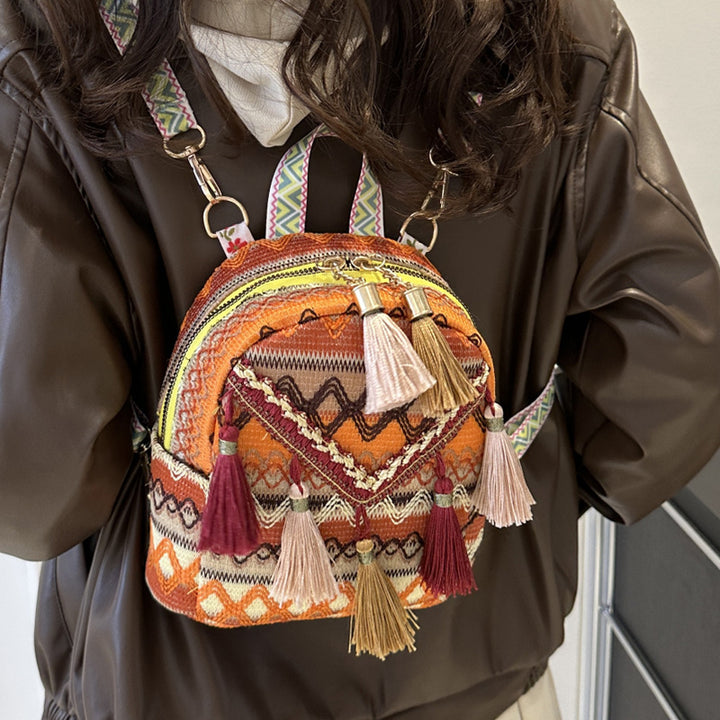 Embroidered Mini Sling Bag