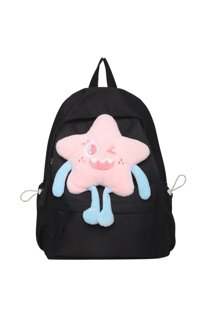 Plush backpack with playful star motif Stornfield