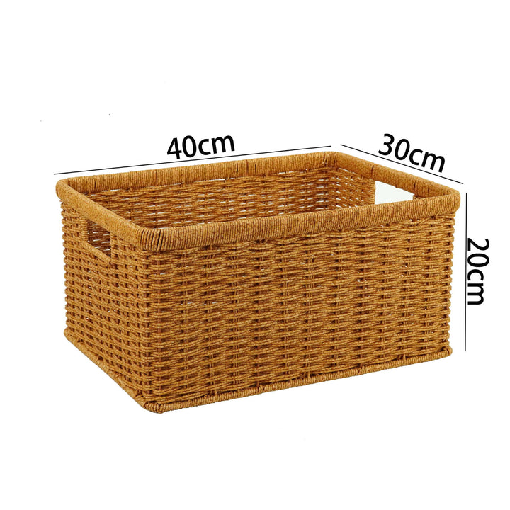 Handcrafted Natural Wicker Storage Basket Stornfield