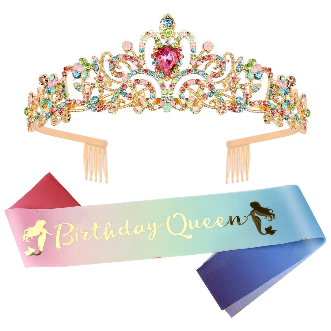 Ladies Glittering Tiara with Sparkling Rhinestones Stornfield