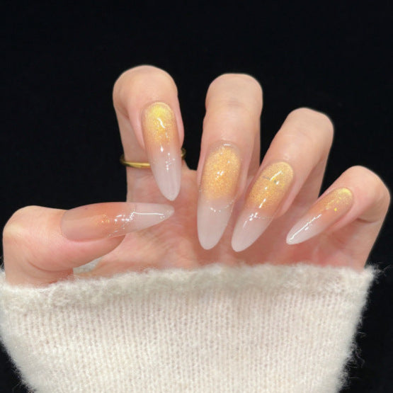 Glitter Gradient Stiletto Press-On Nails