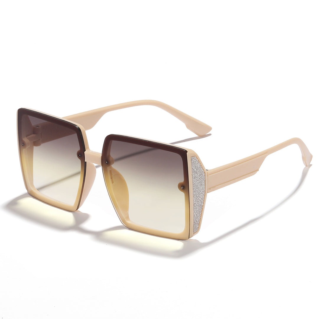 Women oversized sunglasses with shiny accent Stornfield