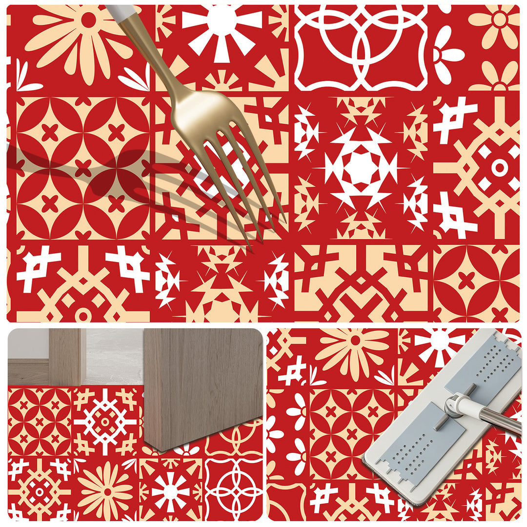Geometric Patterned Anti-Fatigue Bath Mat Stornfield