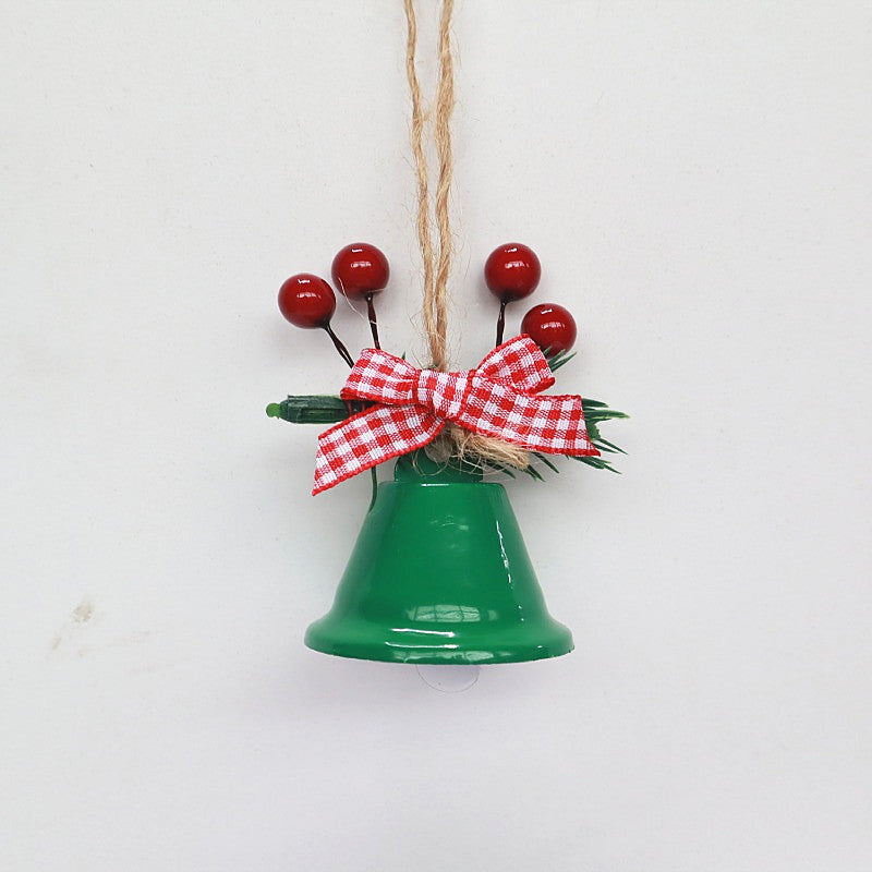 Christmas bell with decorative wreath