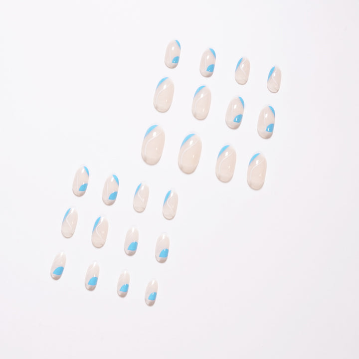 Trendy Nail Art with Modern Wave Pattern Stornfield