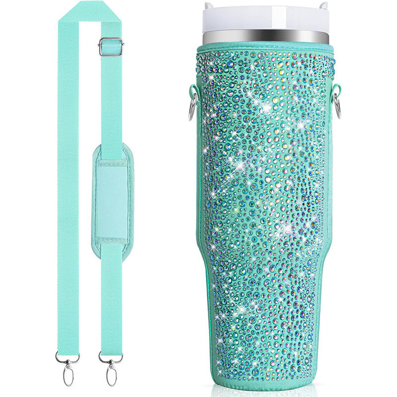 Ladies Glittering Insulated Bottle Case Stornfield