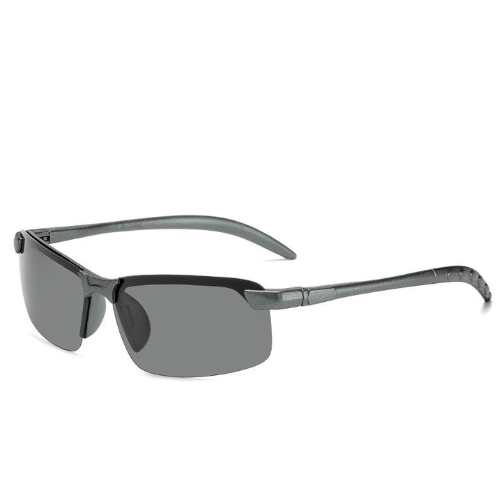 Men's sporty sunglasses with polarized lenses and flexible frame Stornfield