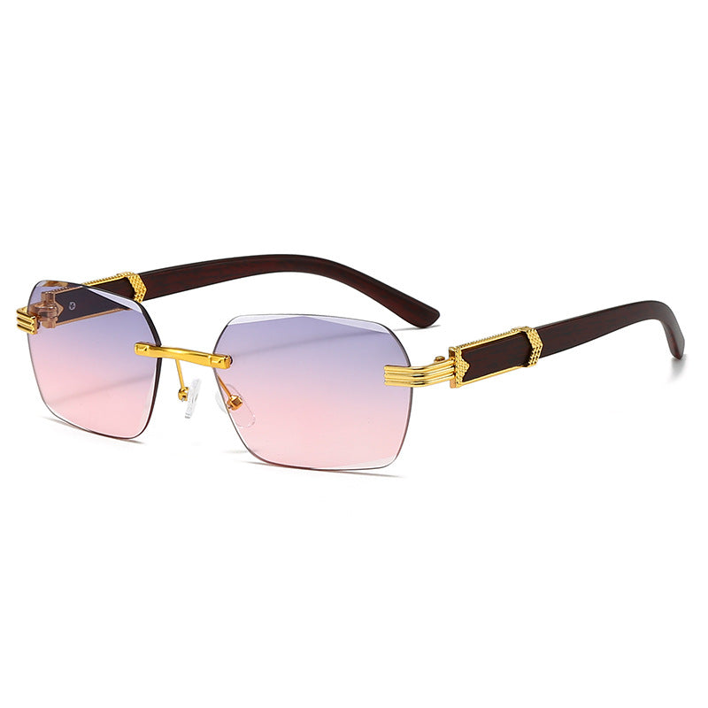 Women’s fashionable square sunglasses with golden accents Stornfield