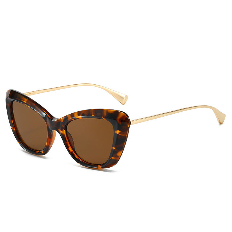 Ladies Cat-Eye Sunglasses with Elegant Metal Frame Stornfield