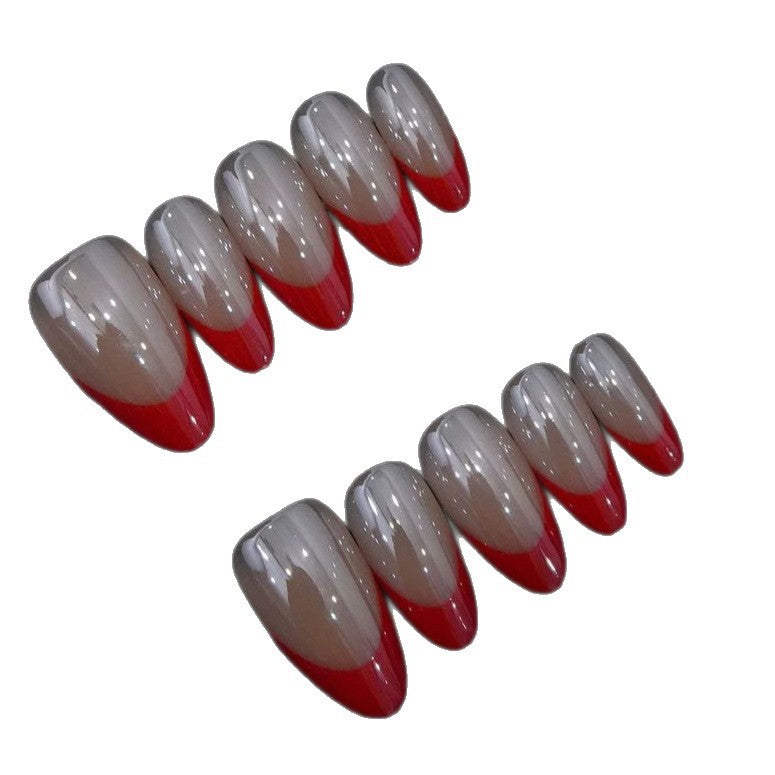 Trendy Gradient Stiletto Press-On Nails