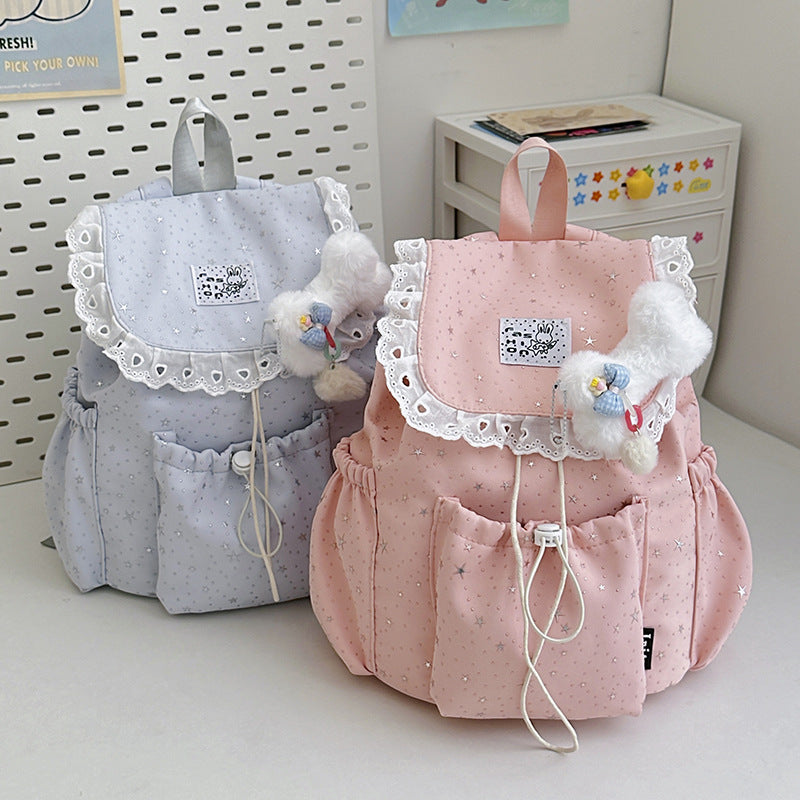 Charming Star-Patterned Backpack Stornfield