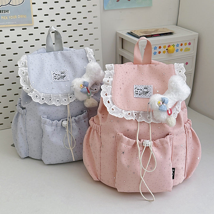 Charming Star-Patterned Backpack Stornfield
