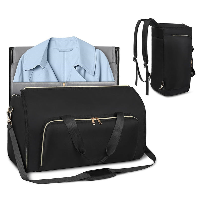 Elegant travel and sports bag with integrated suit compartment Stornfield