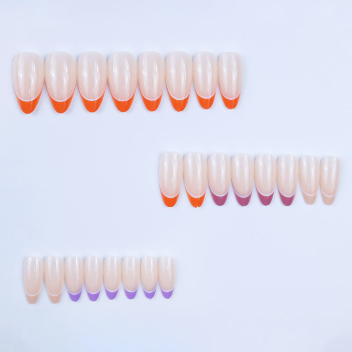 Artificial Nails in Modern Color Scheme Stornfield
